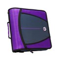 Case-It Case It 1580683 3 in. Mighty Zip Tab O-Ring Binder; Purple 1580683